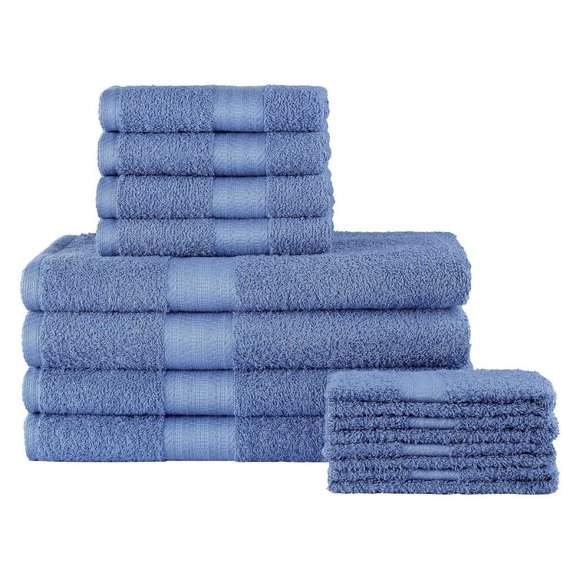 The Big One Bath The Big One Value Pack 2piece Bath Towel Set Blue